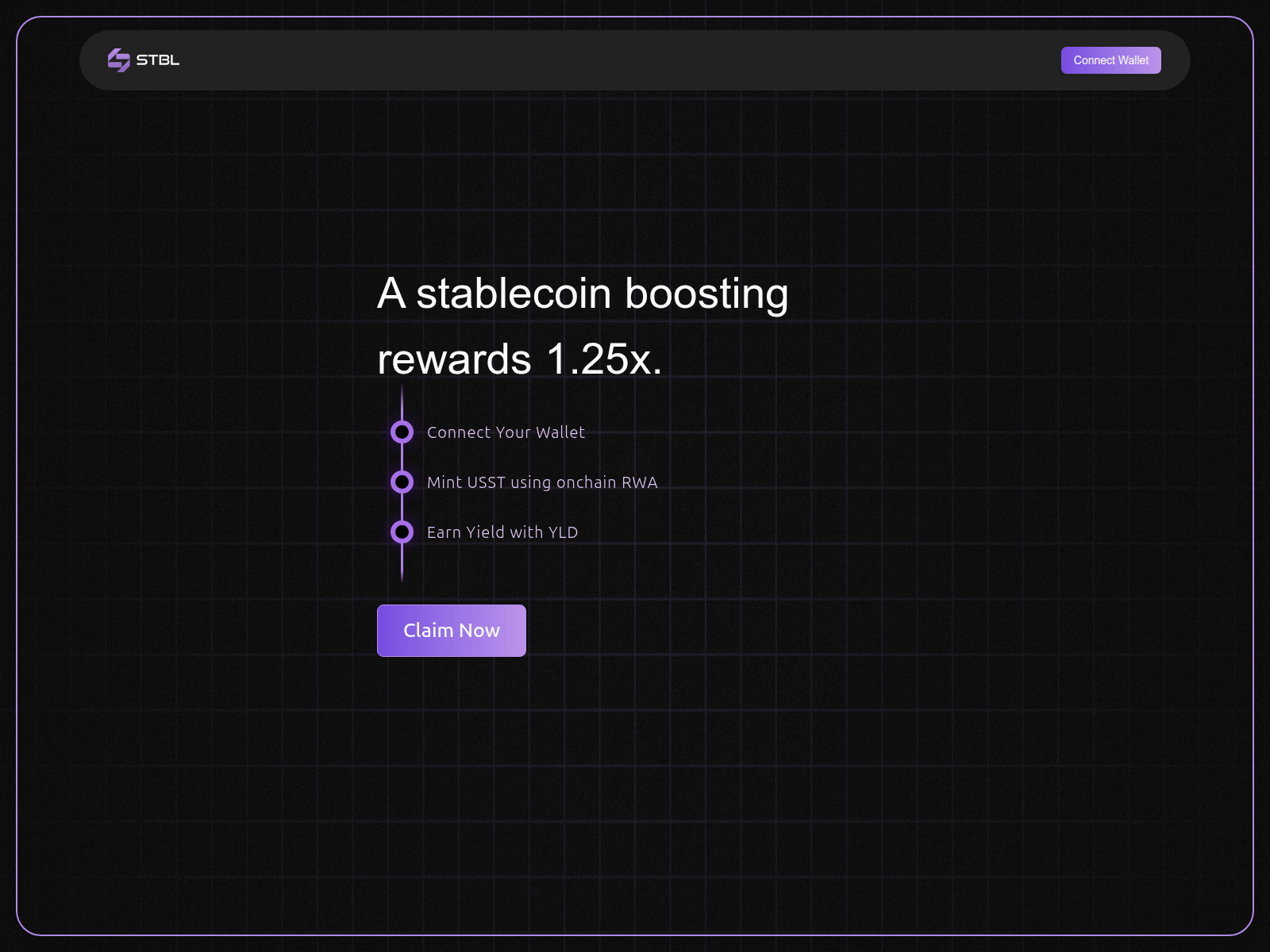 Screenshot of stbl-stablecoins.com