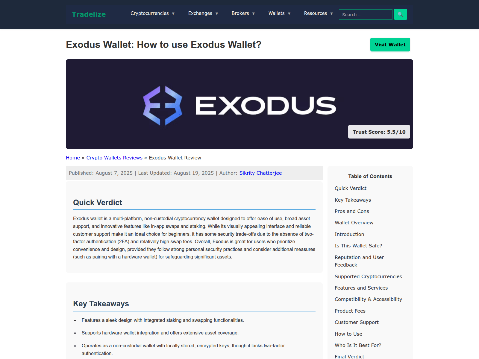 Screenshot of tradelize.com