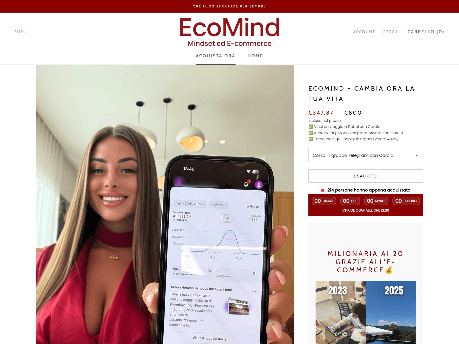 Screenshot of deproecom.it