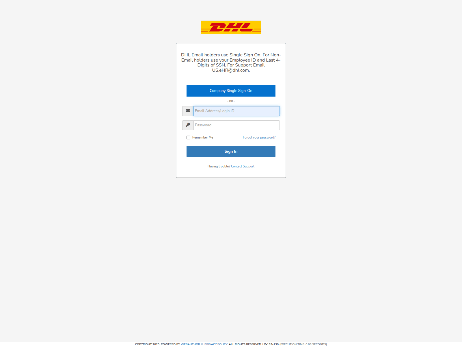Screenshot of dhlrewardscards.com