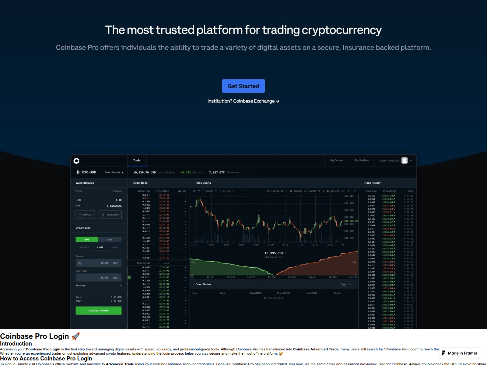Screenshot of coinbase-expect.framer.ai