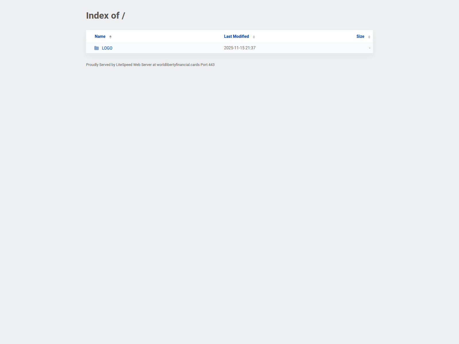 Screenshot of worldlibertyfinancial.cards