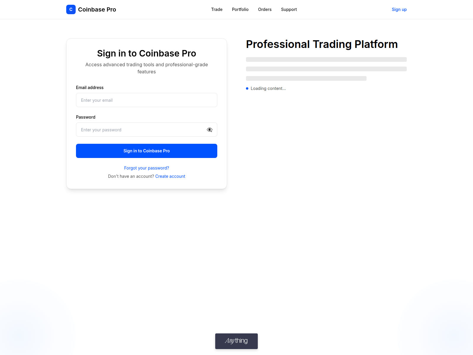 Screenshot of coinsbsepro-loggin.created.app