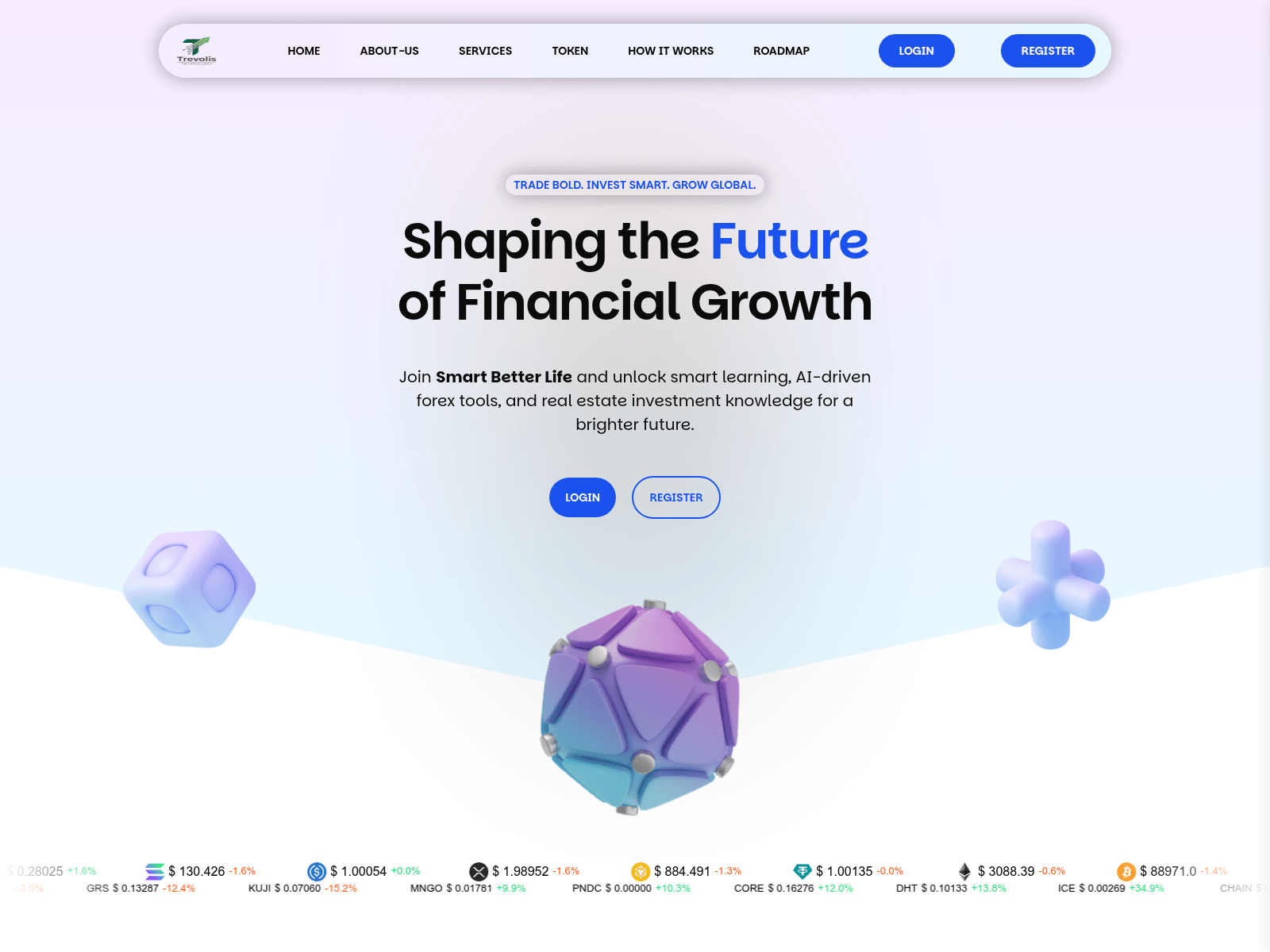 Screenshot of trevolistechnology.com