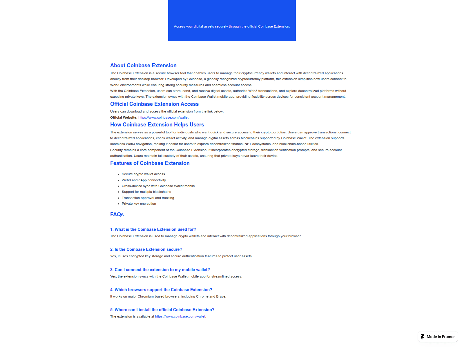 Screenshot of en-coinbase-exten.framer.ai