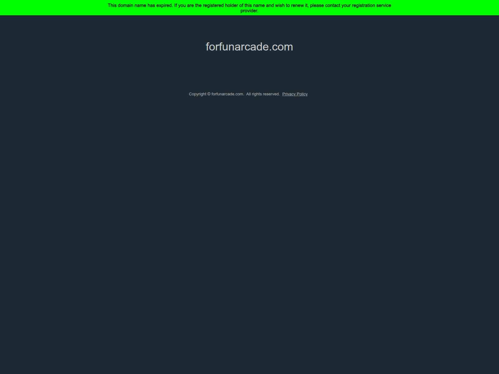 Screenshot of forfunarcade.com