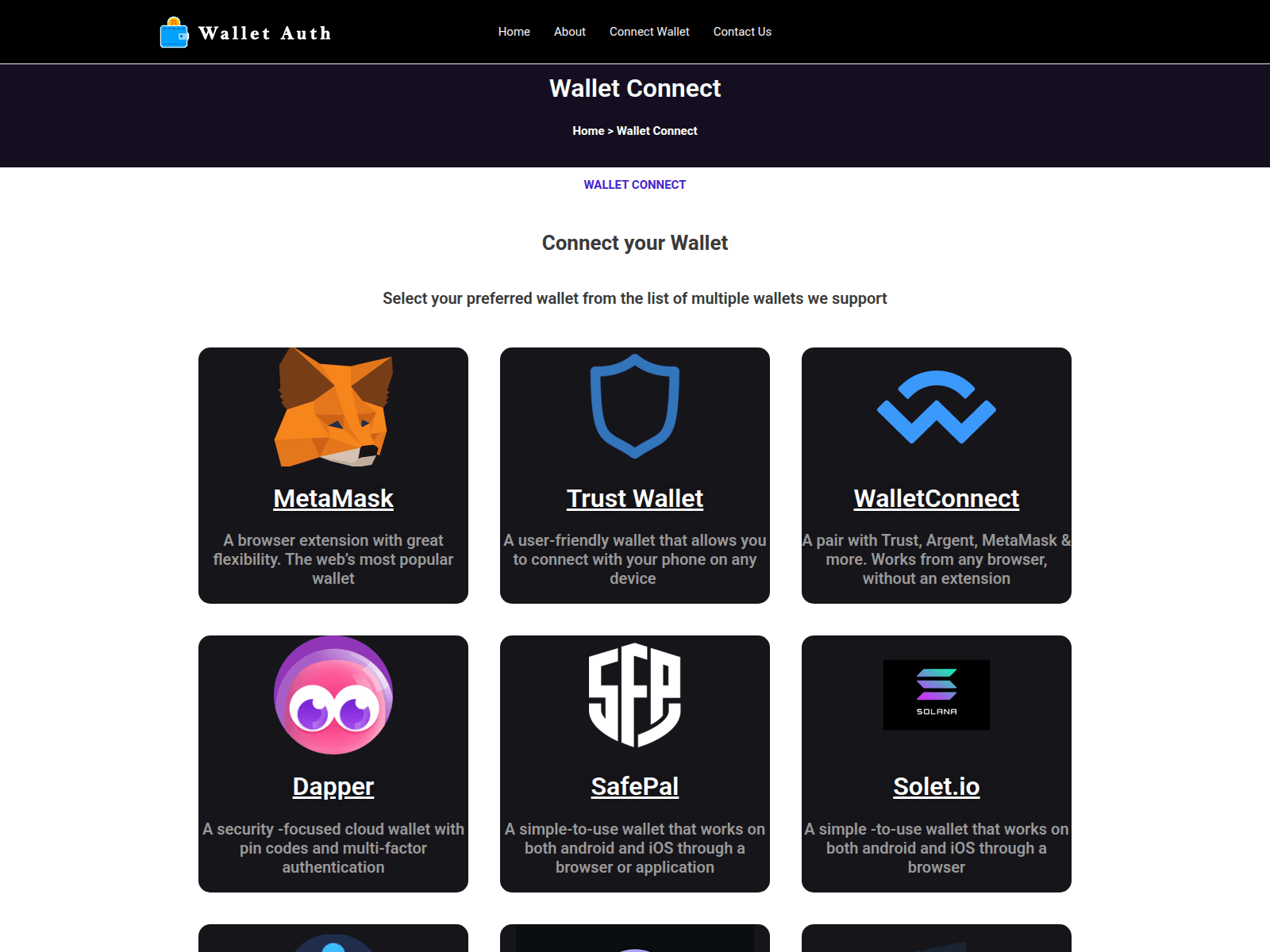 Screenshot of walletauthconnect.com