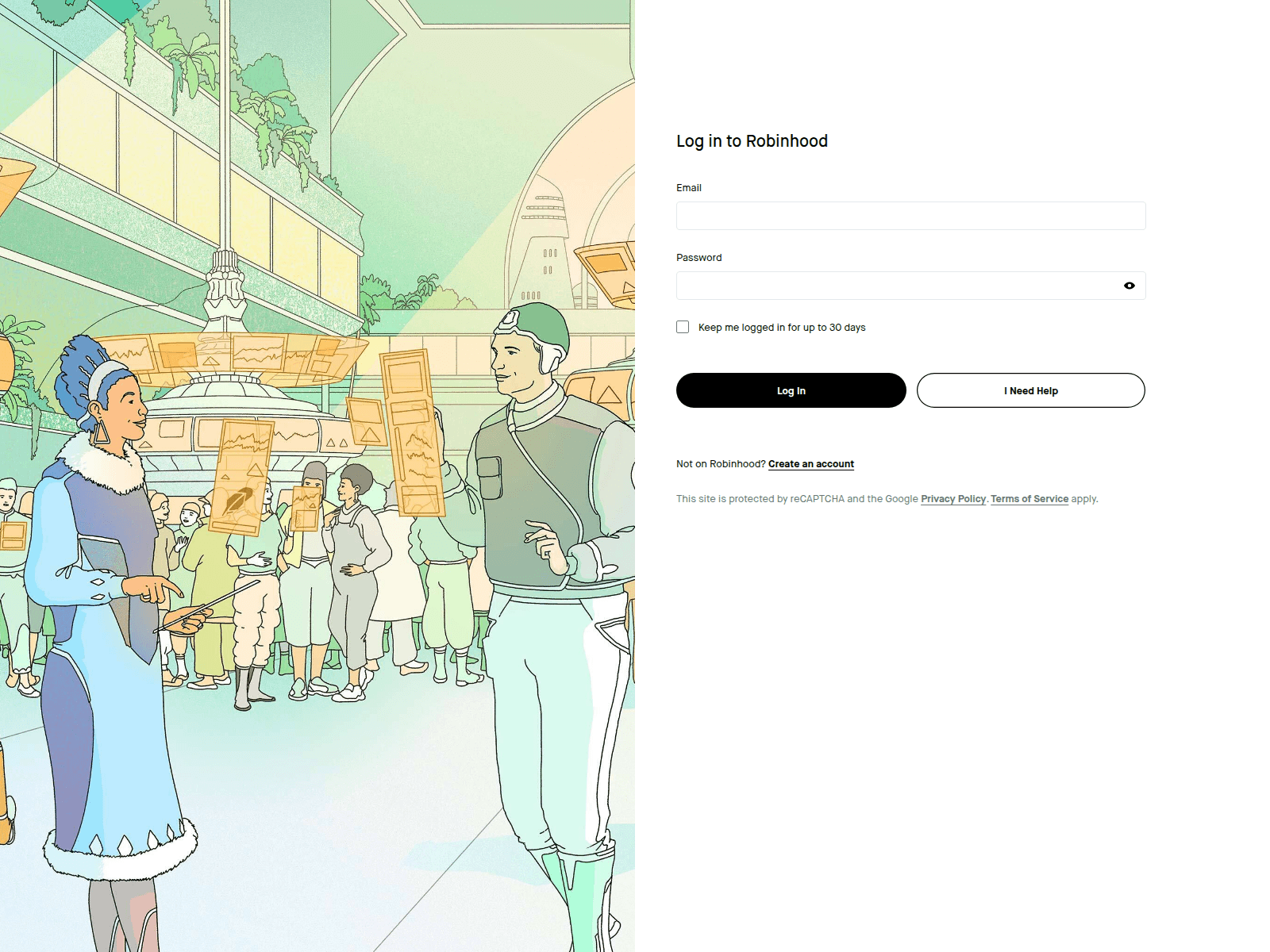 Screenshot of auth3robinhood.com