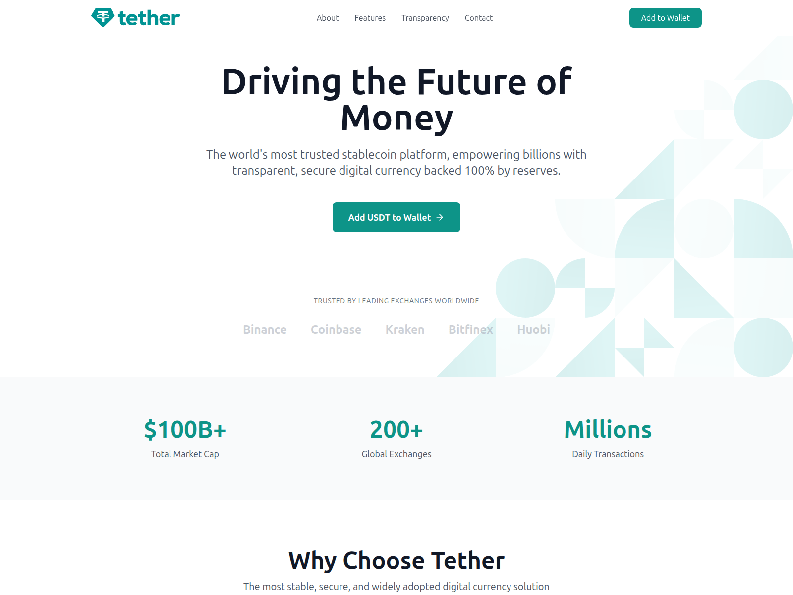 Screenshot of tether-1h9.pages.dev