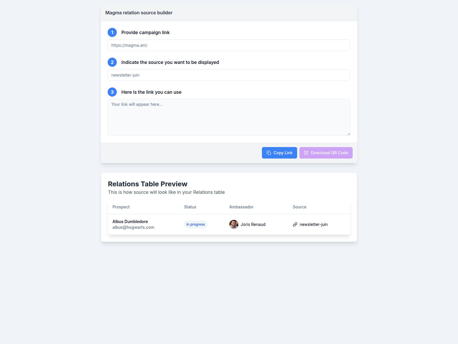 Screenshot of utm-builder-magma.netlify.app