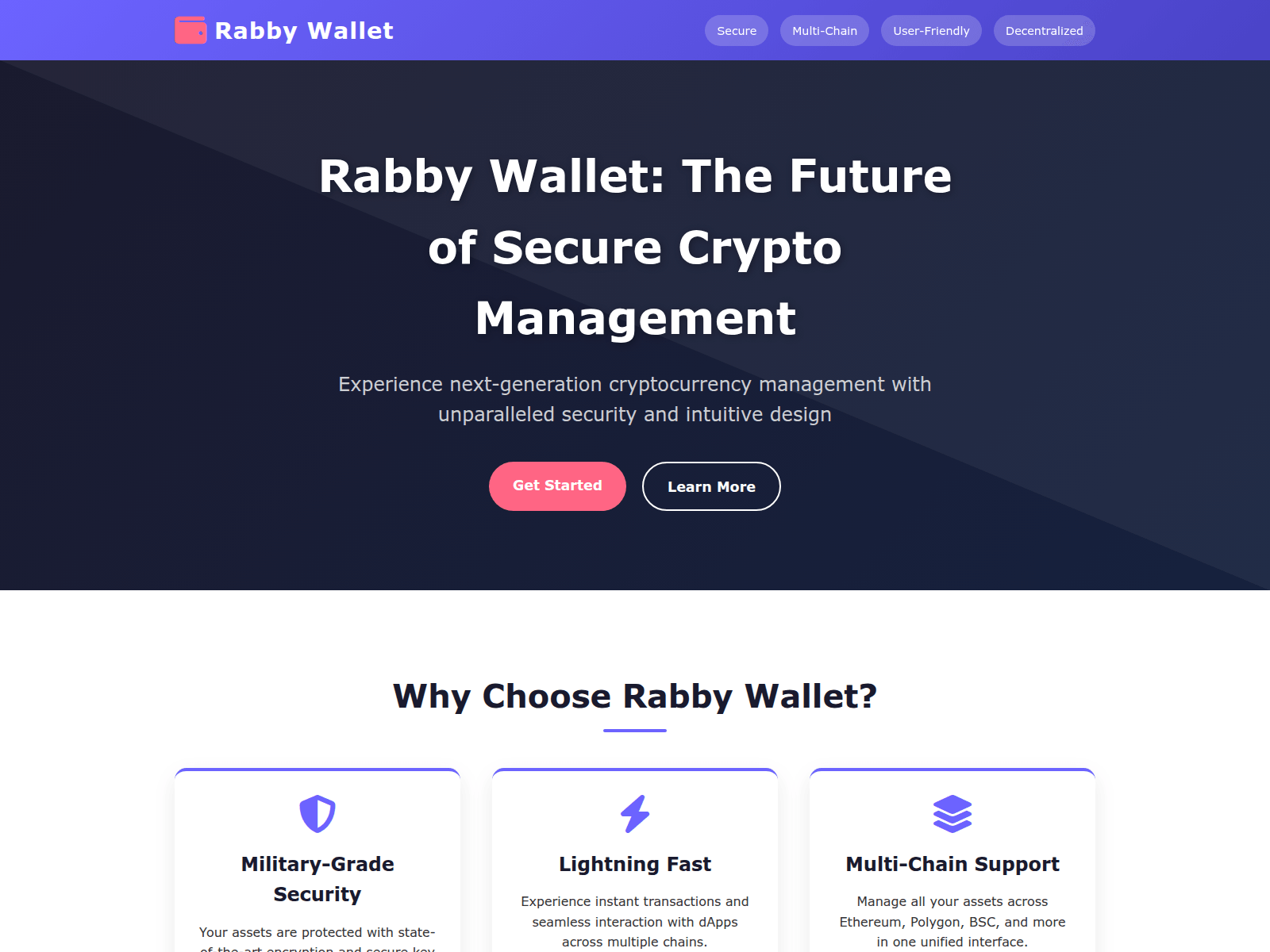 Screenshot of rabbywallet.m-teach.com