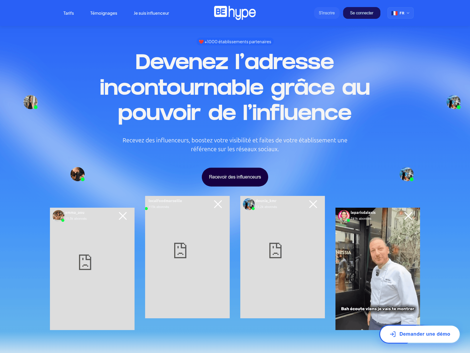 Screenshot of be-hype.com