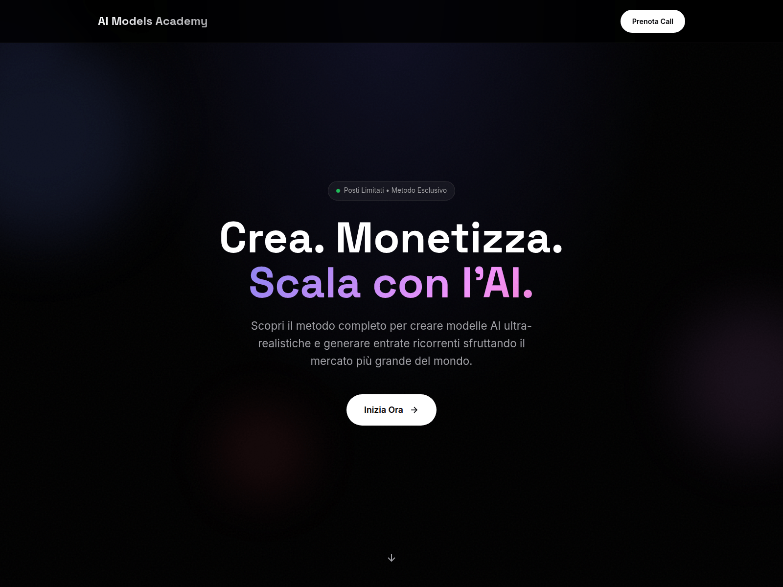 Screenshot of aimodelitalia.com