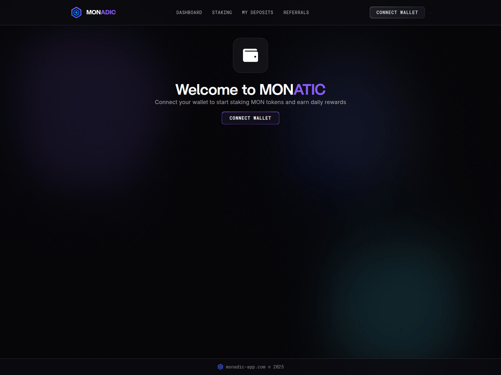 Screenshot of monadic-app.xyz