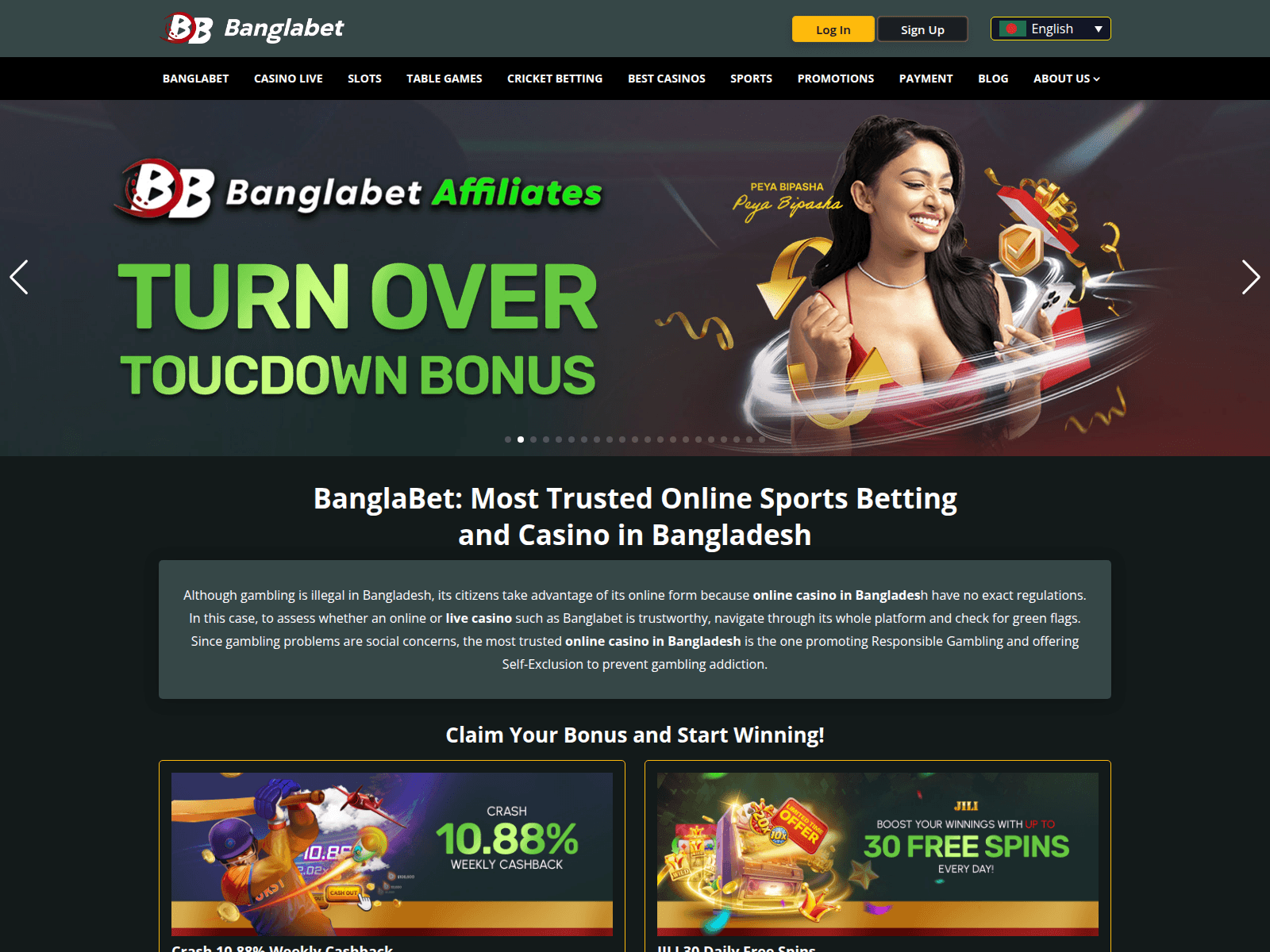 Screenshot of banglabet88.co.com