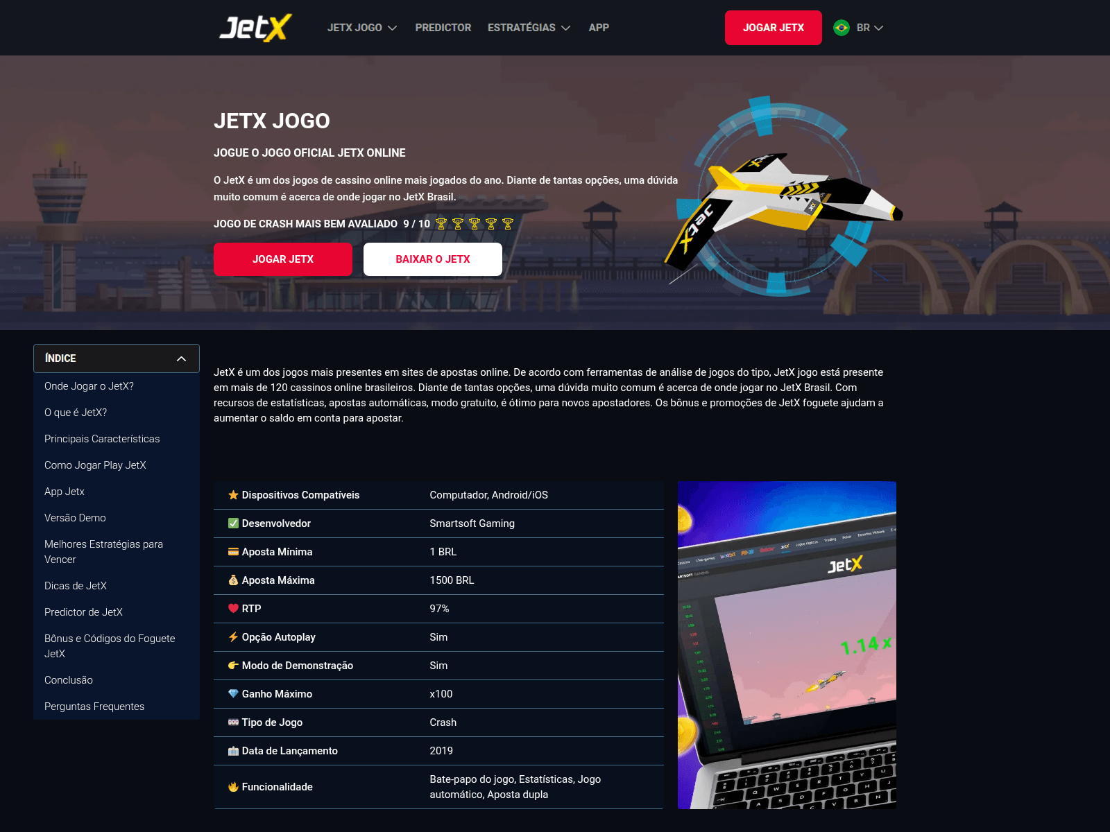 Screenshot of jet-x.co.com