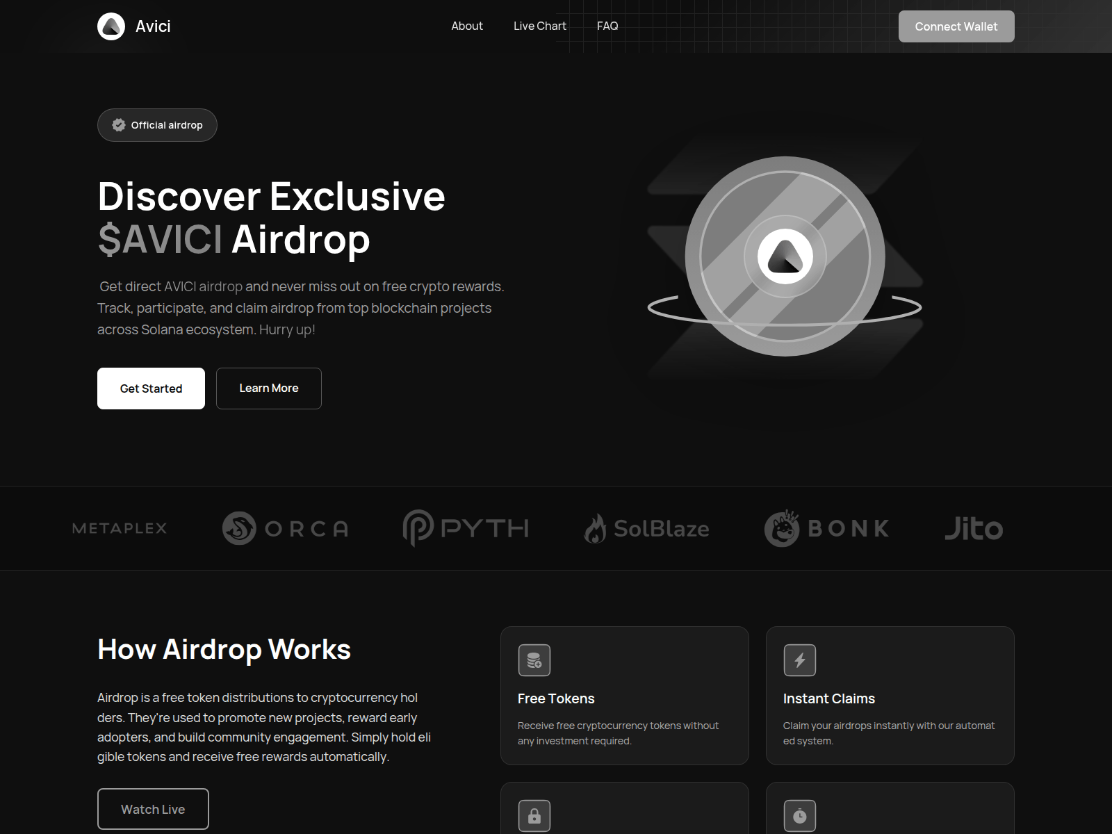 Screenshot of getavici.today