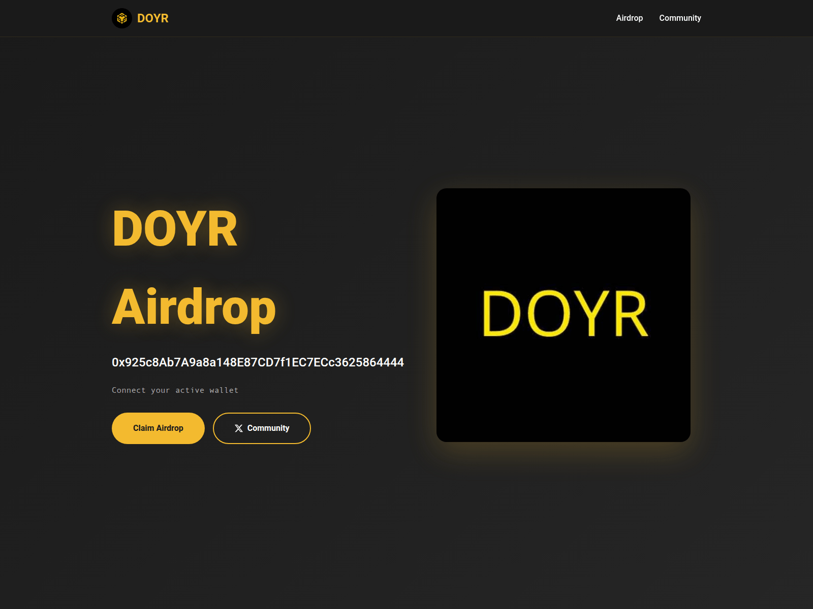 Screenshot of doyr-drop.top