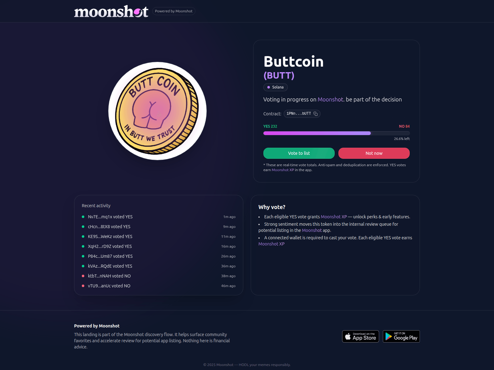 Screenshot of moomshot.org
