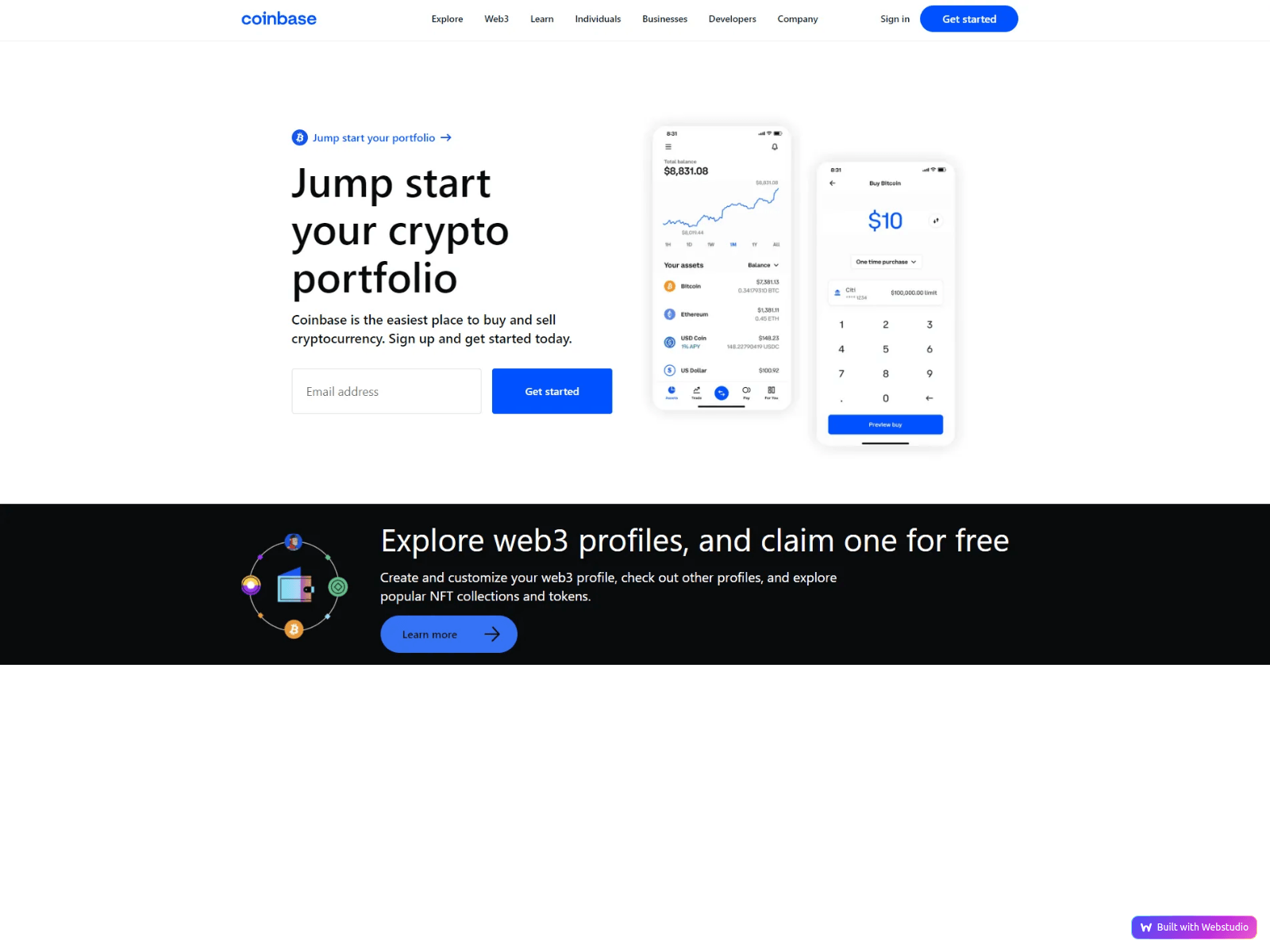 Screenshot of help-web-coinbaselogin.wstd.io