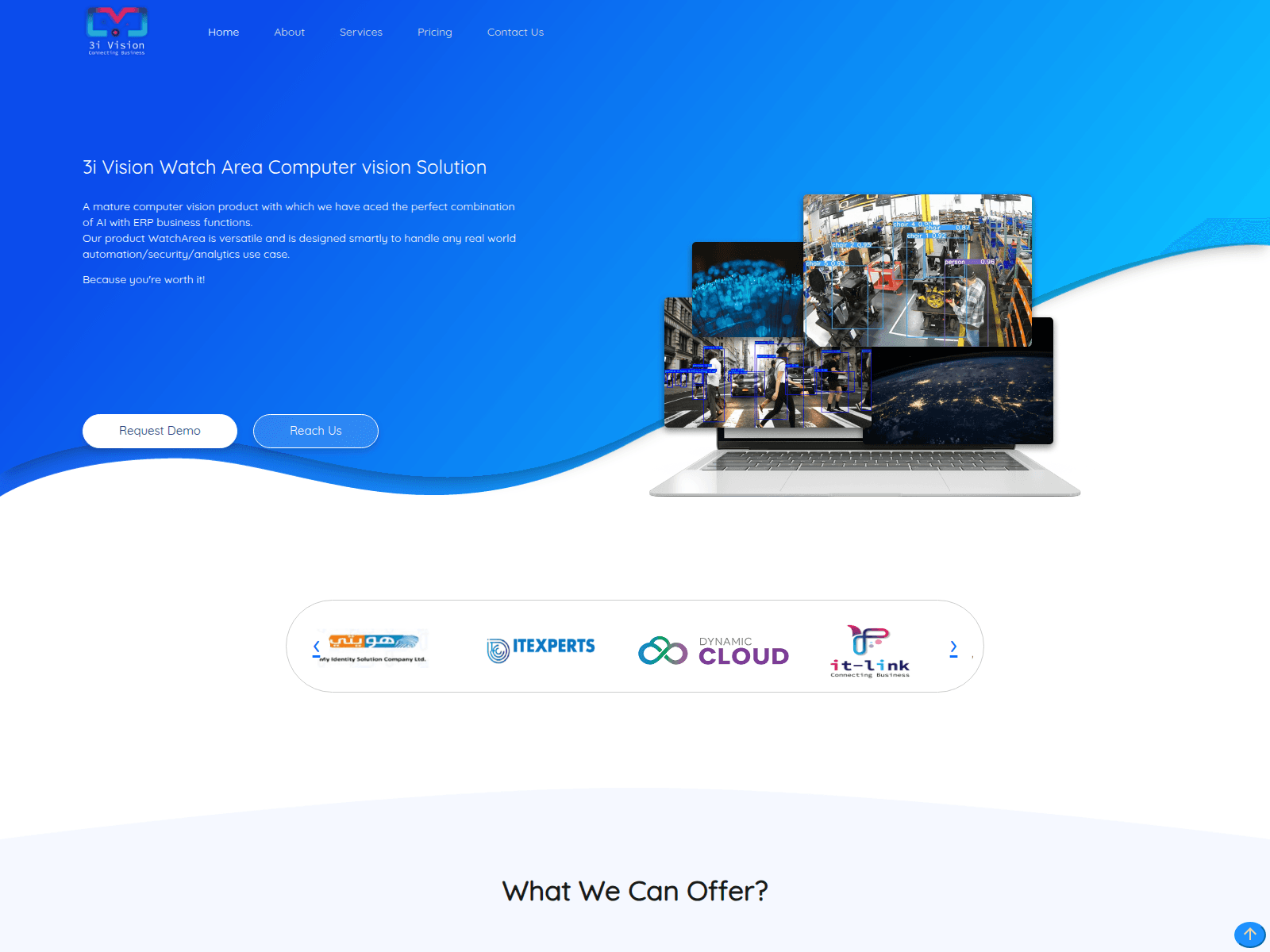 Screenshot of 3ivision.ai
