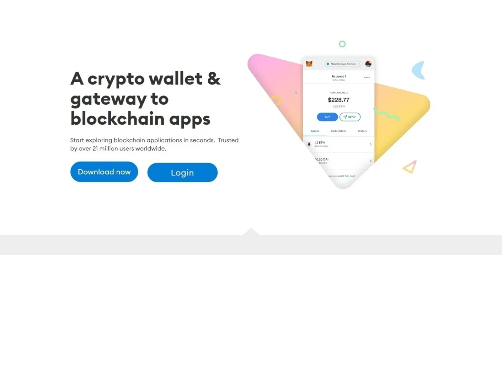 Screenshot of mettammasklogin.godaddysites.com