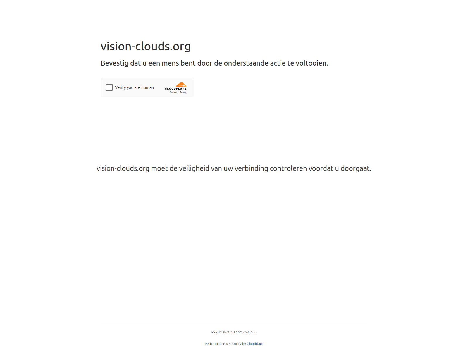Screenshot of vision-clouds.org