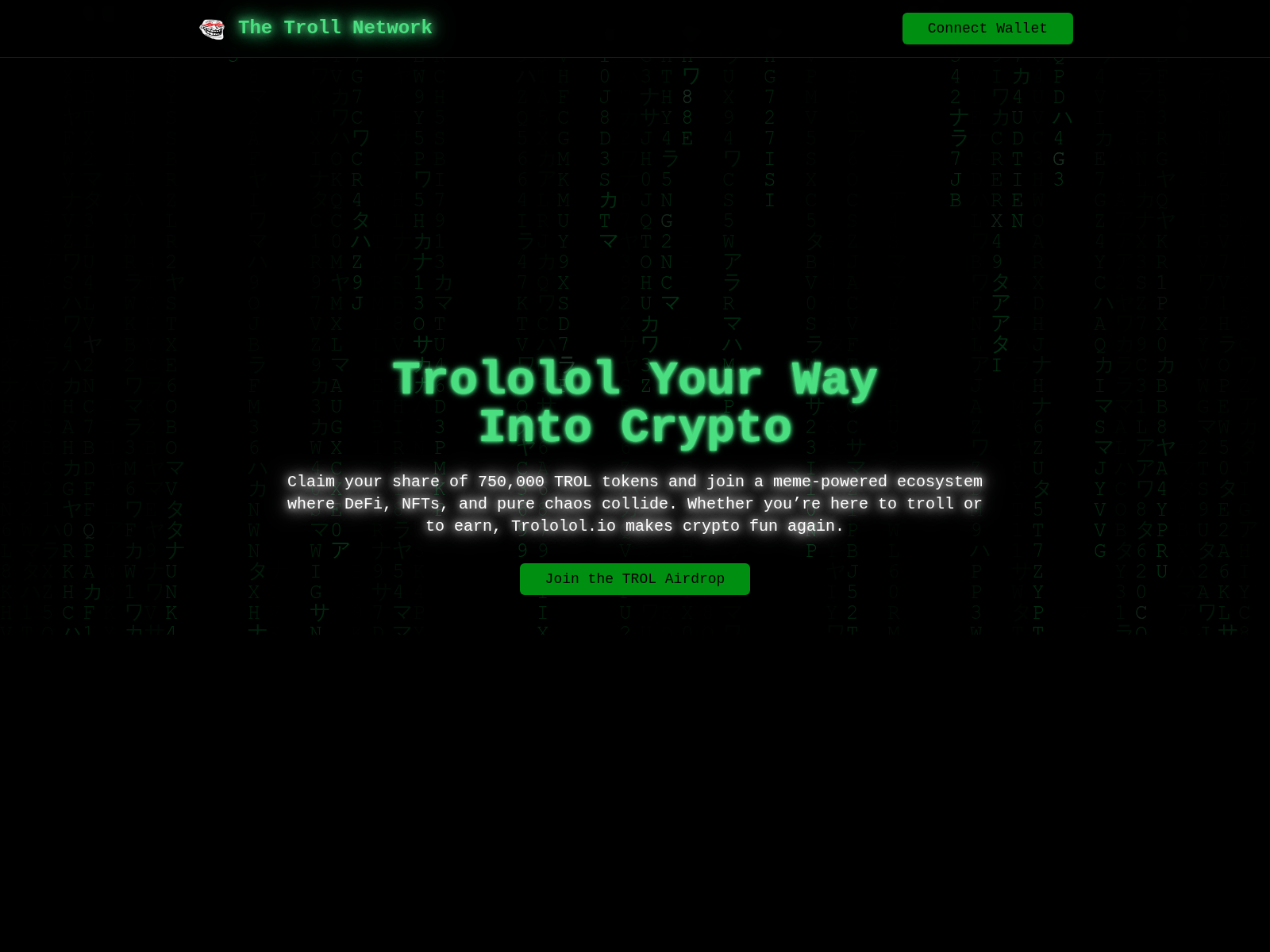 Screenshot of claims-trololol.io