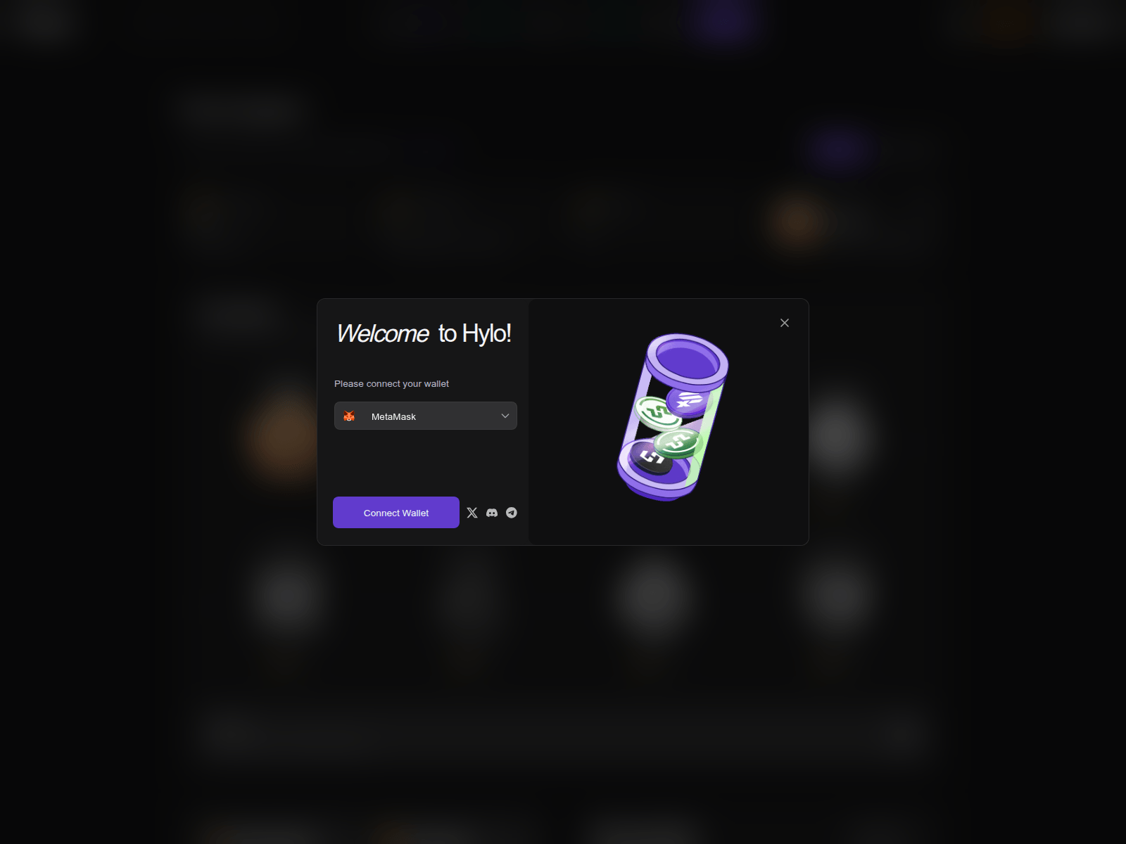 Screenshot of hylo.click