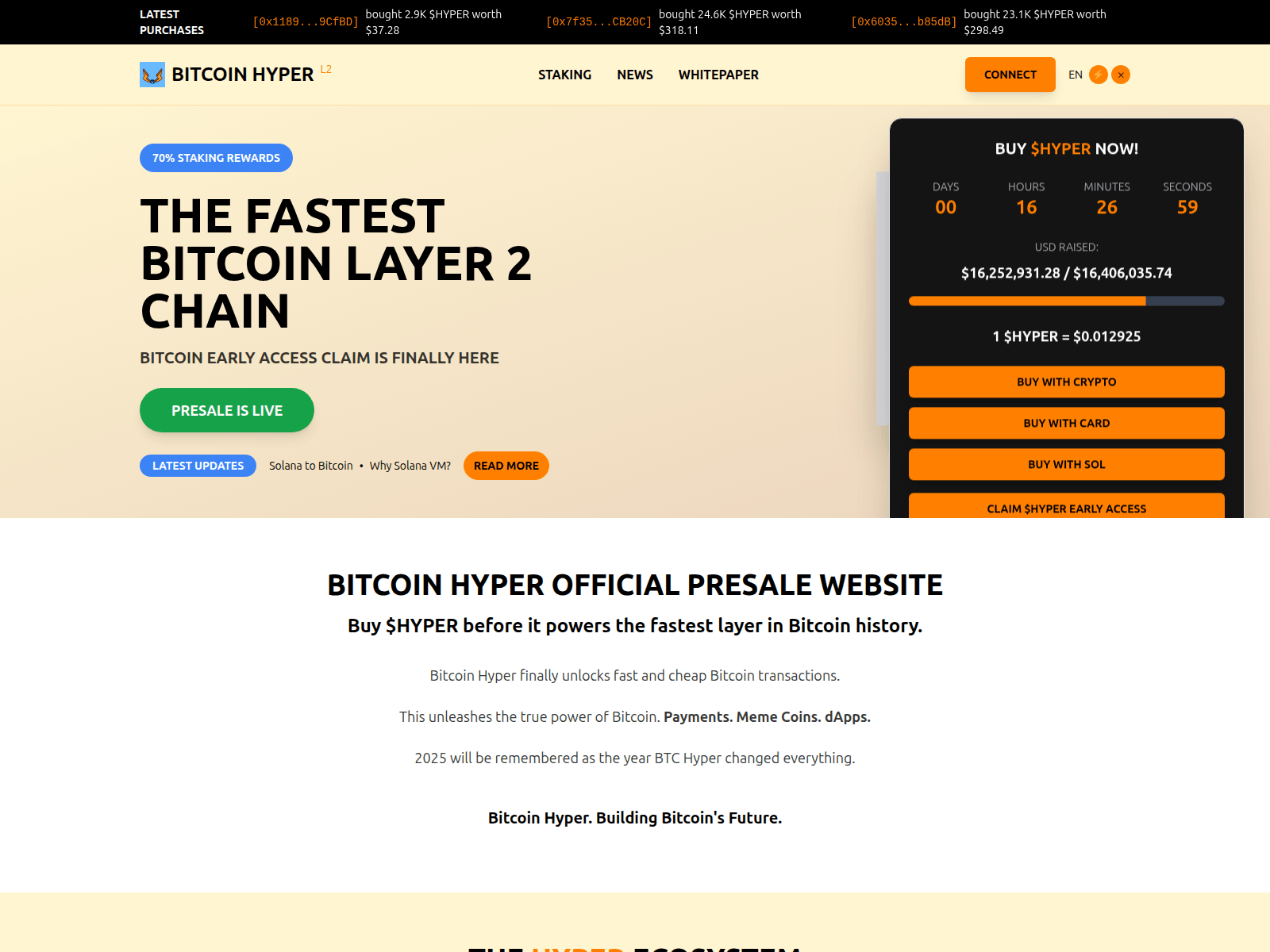 Screenshot of bthyperclaim.com