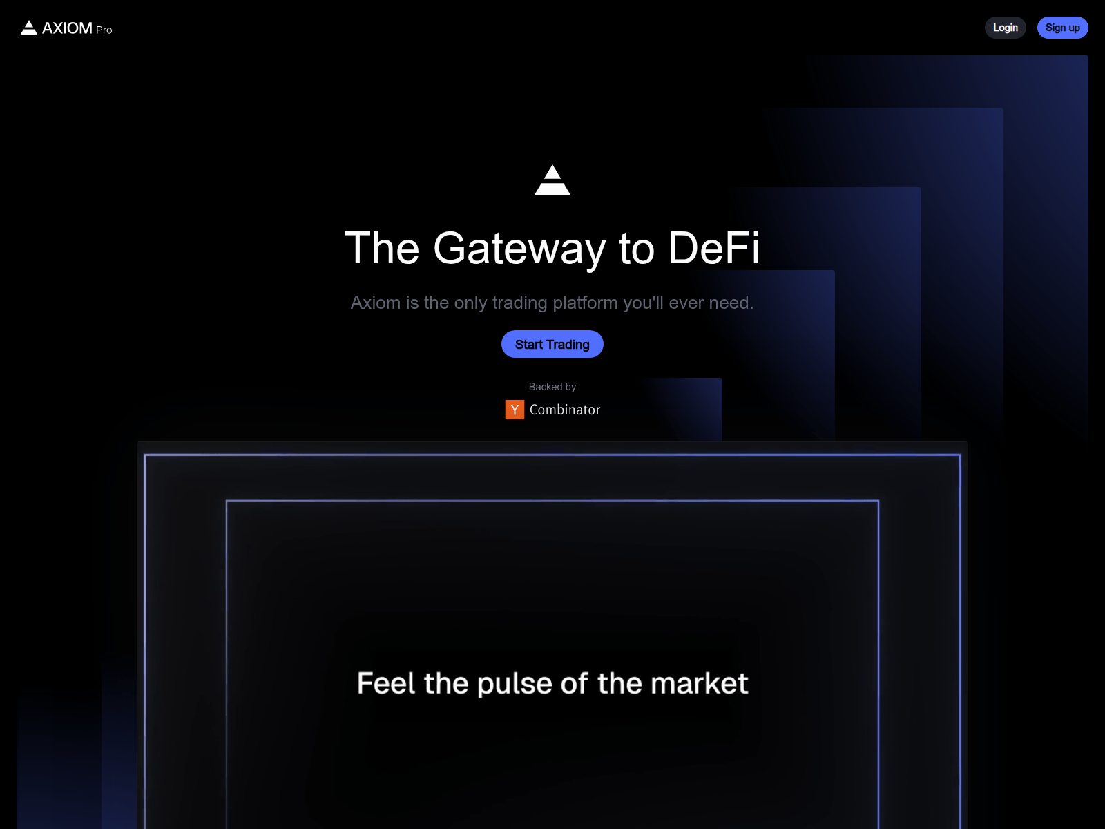 Screenshot of axiomx.trade