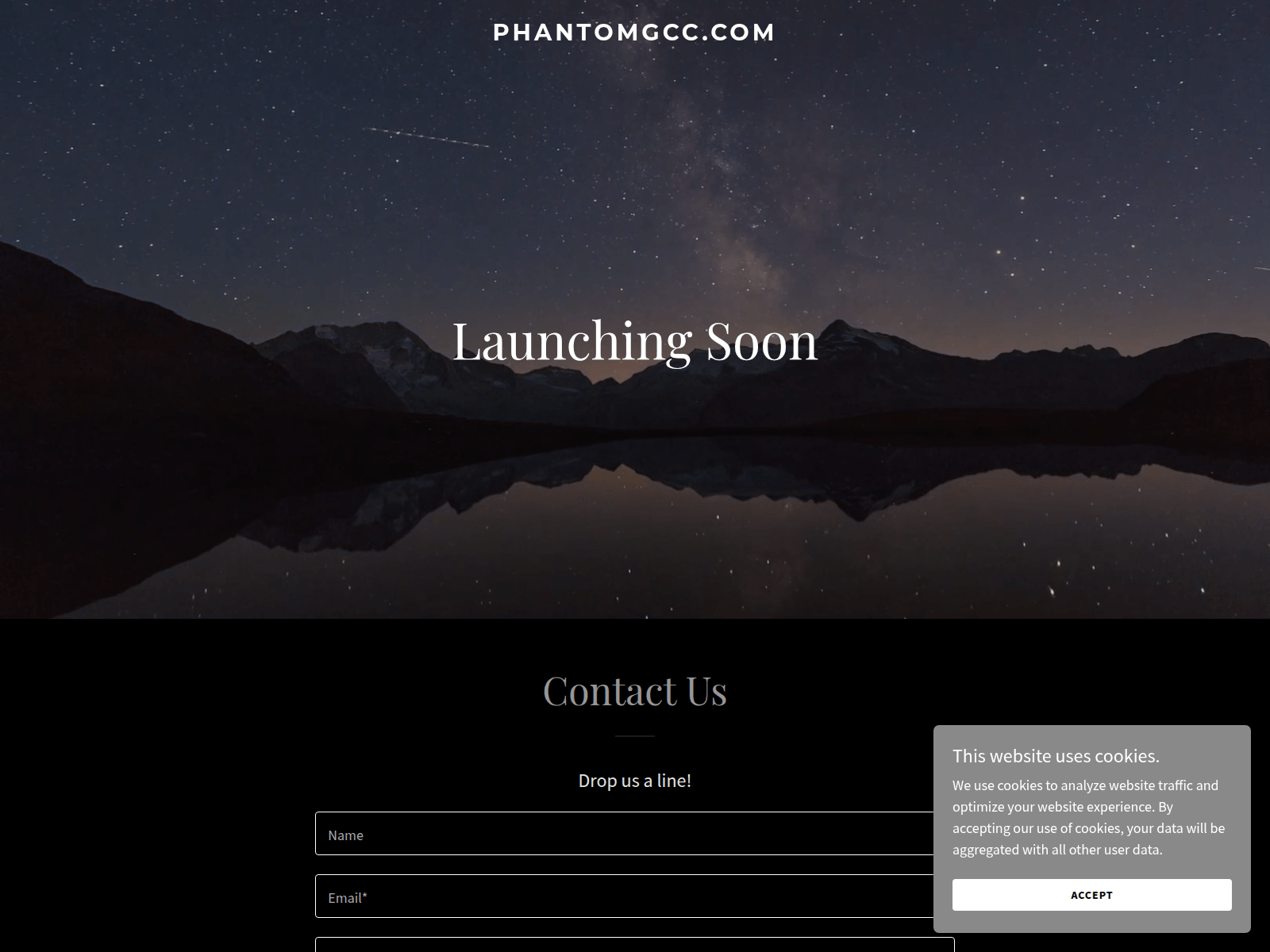 Screenshot of phantomgcc.com