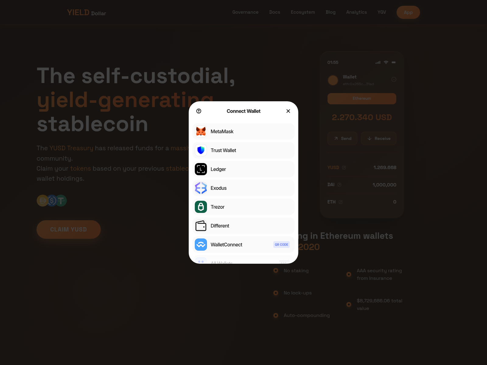 Screenshot of reward-etc.org