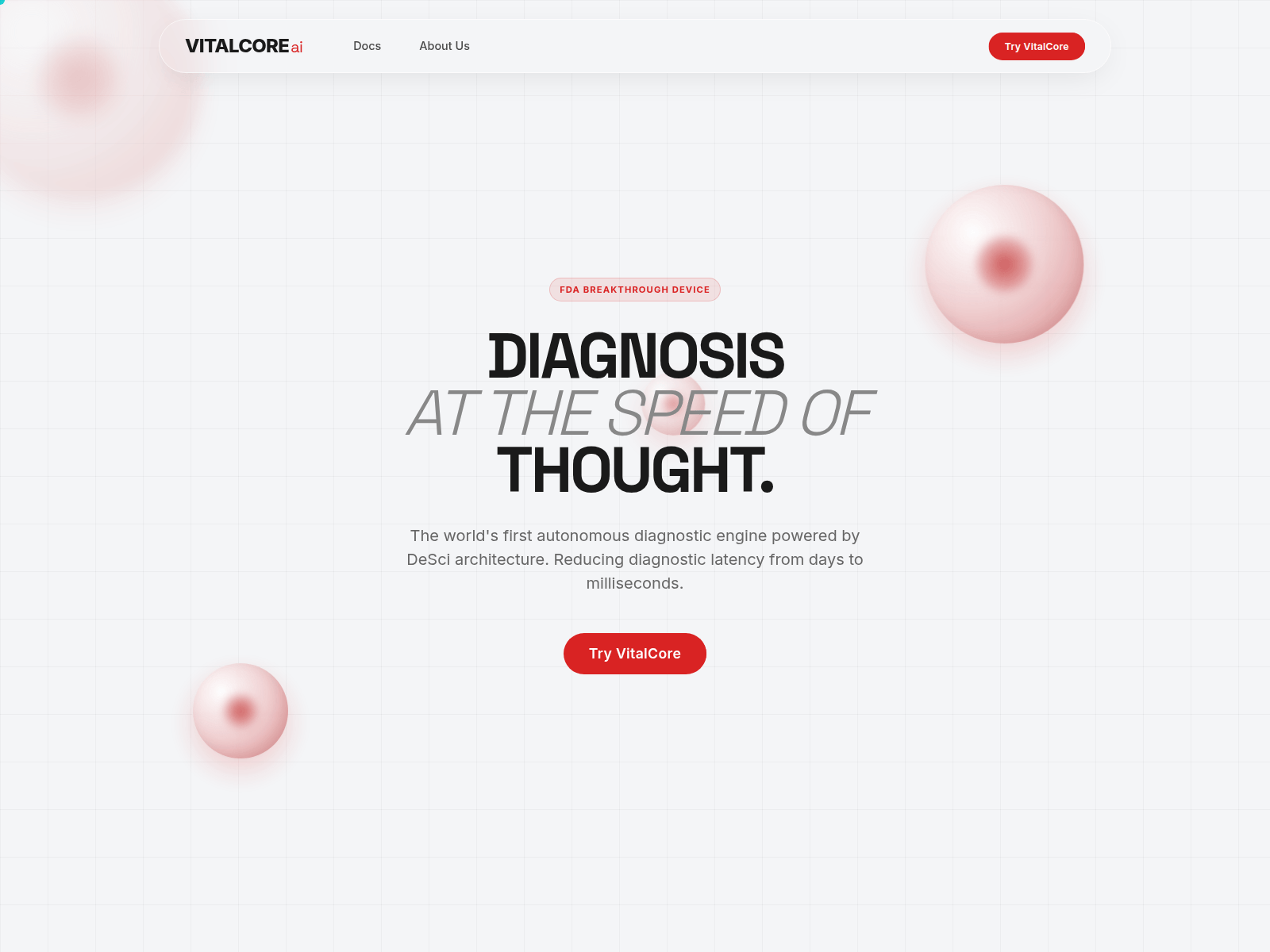 Screenshot of vitalcore.clinic