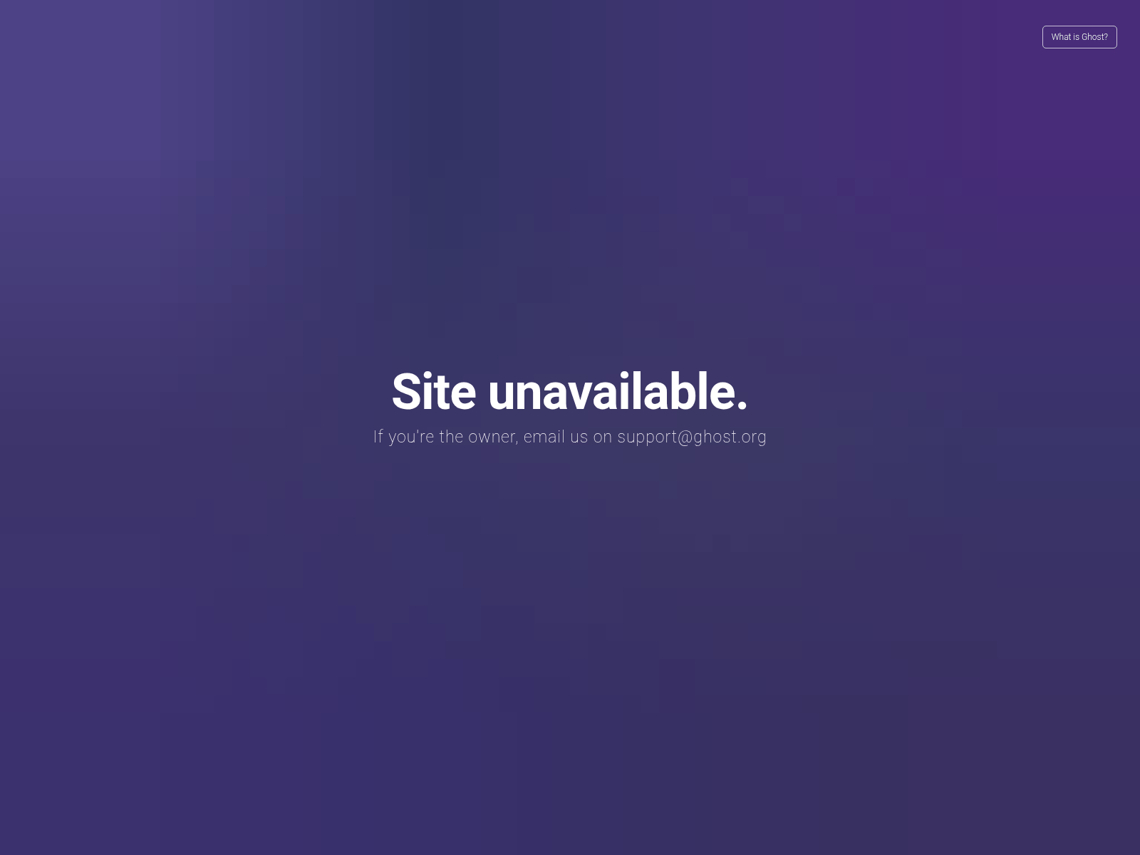 Screenshot of liveledger.ghost.io