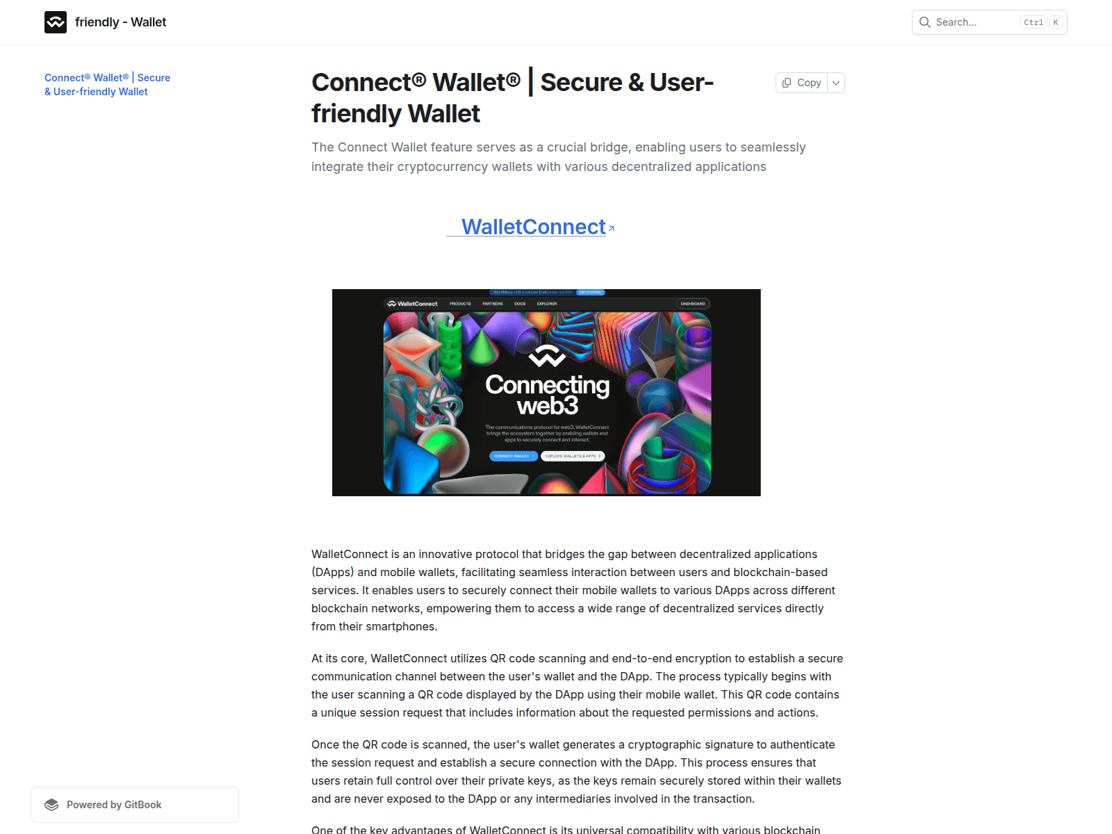 Screenshot of gett-walletdconect.gitbook.io