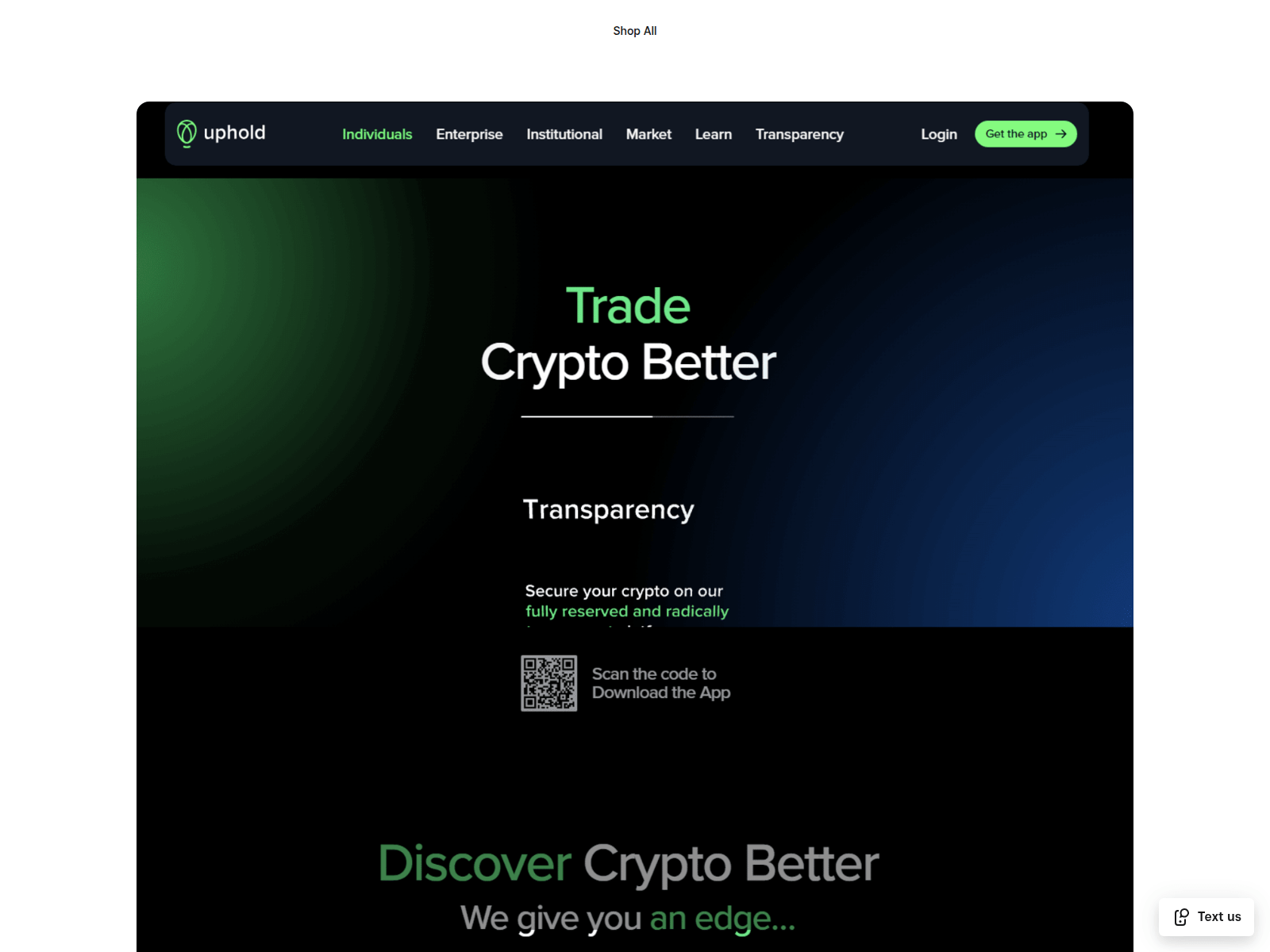 Screenshot of portal-uphold-access-eng.square.site