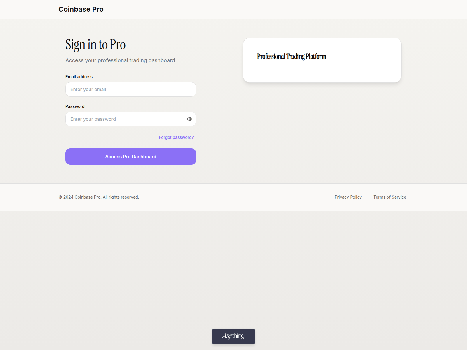 Screenshot of ecoinbase-signin-page.created.app