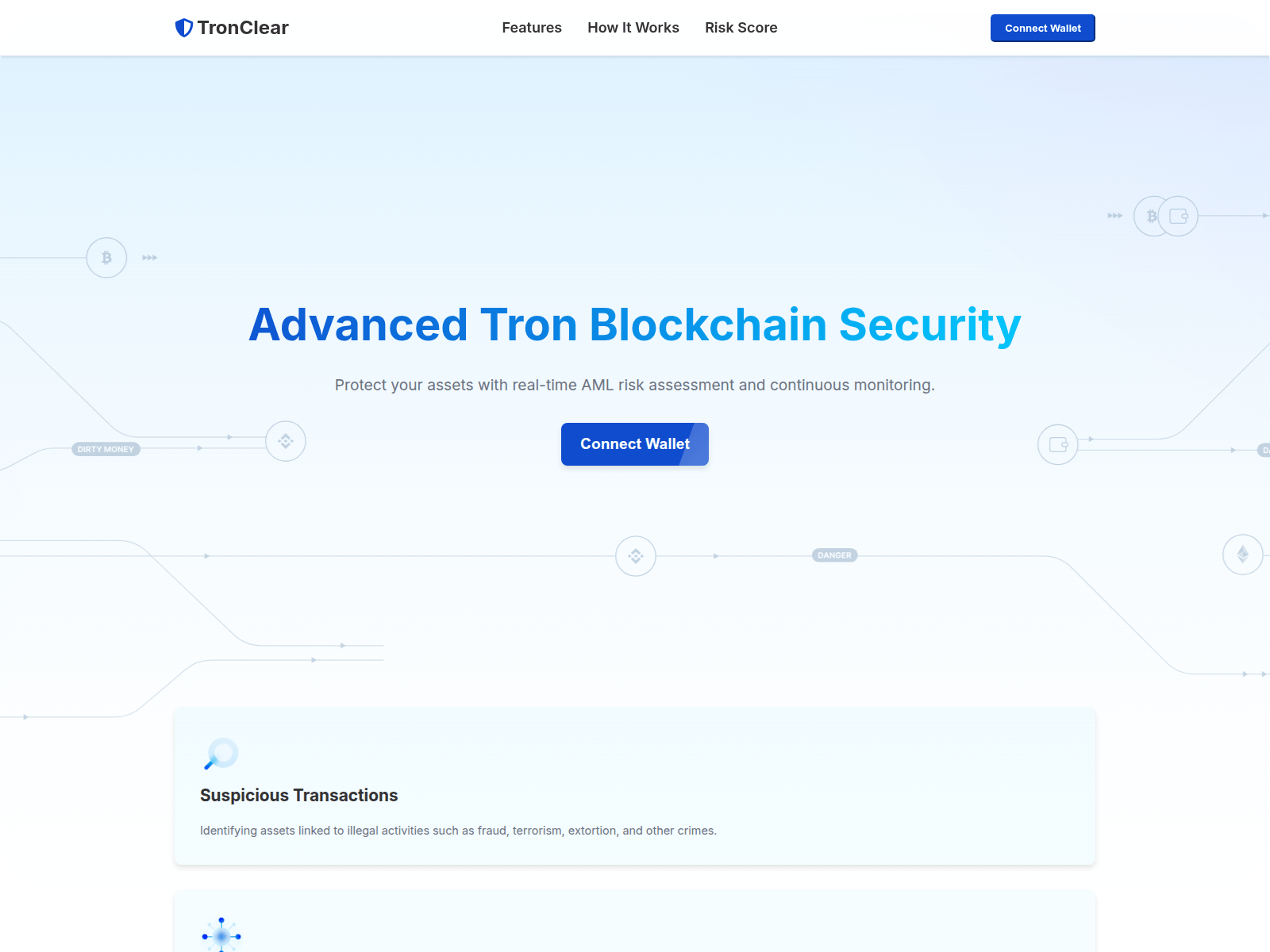 Screenshot of tronclearaml.com