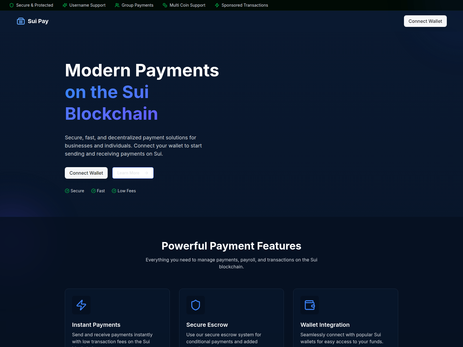 Screenshot of sui-pay-hackathon.vercel.app