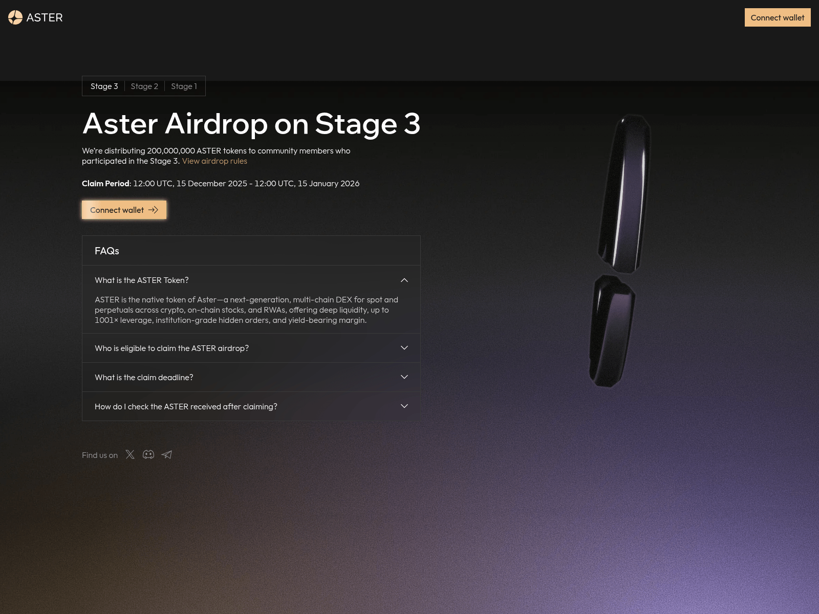 Screenshot of astesrdex.claims