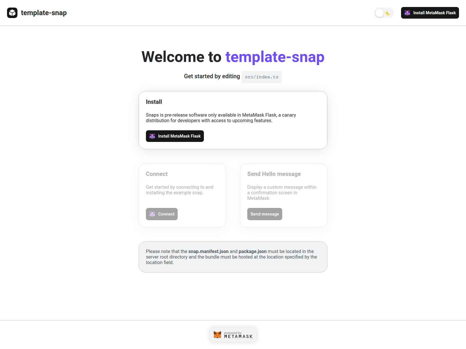 Screenshot of metamask-burn-flask-site.vercel.app