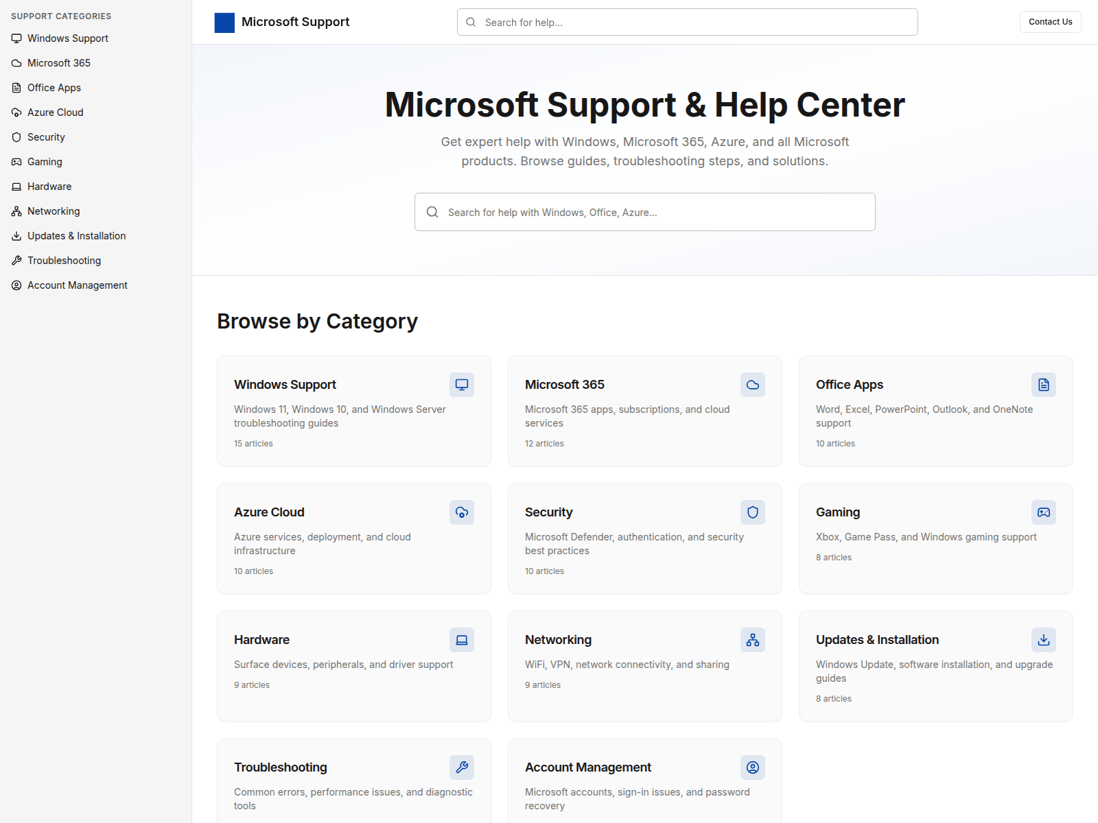 Screenshot of microsoftofficial.support