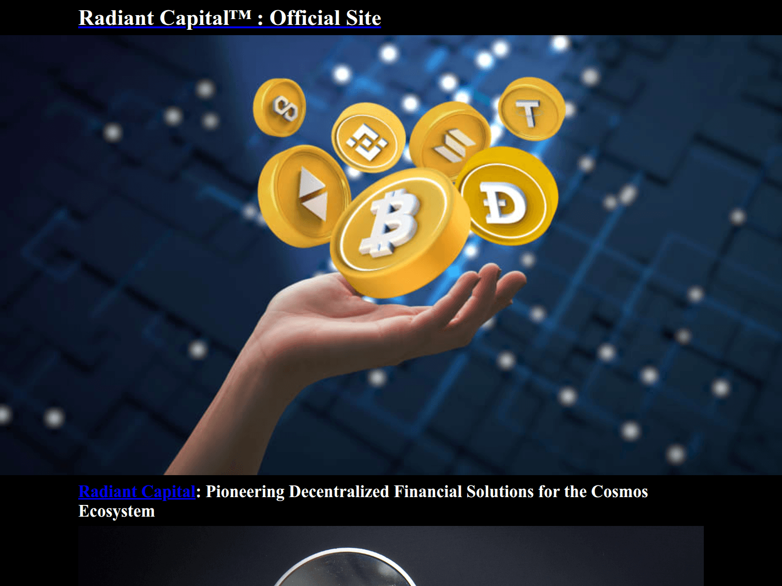 Screenshot of radiancapital.github.io