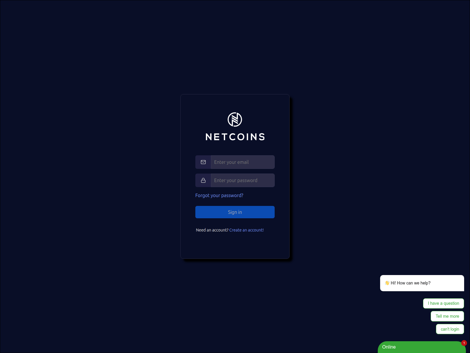 Screenshot of ntcoins.created.app