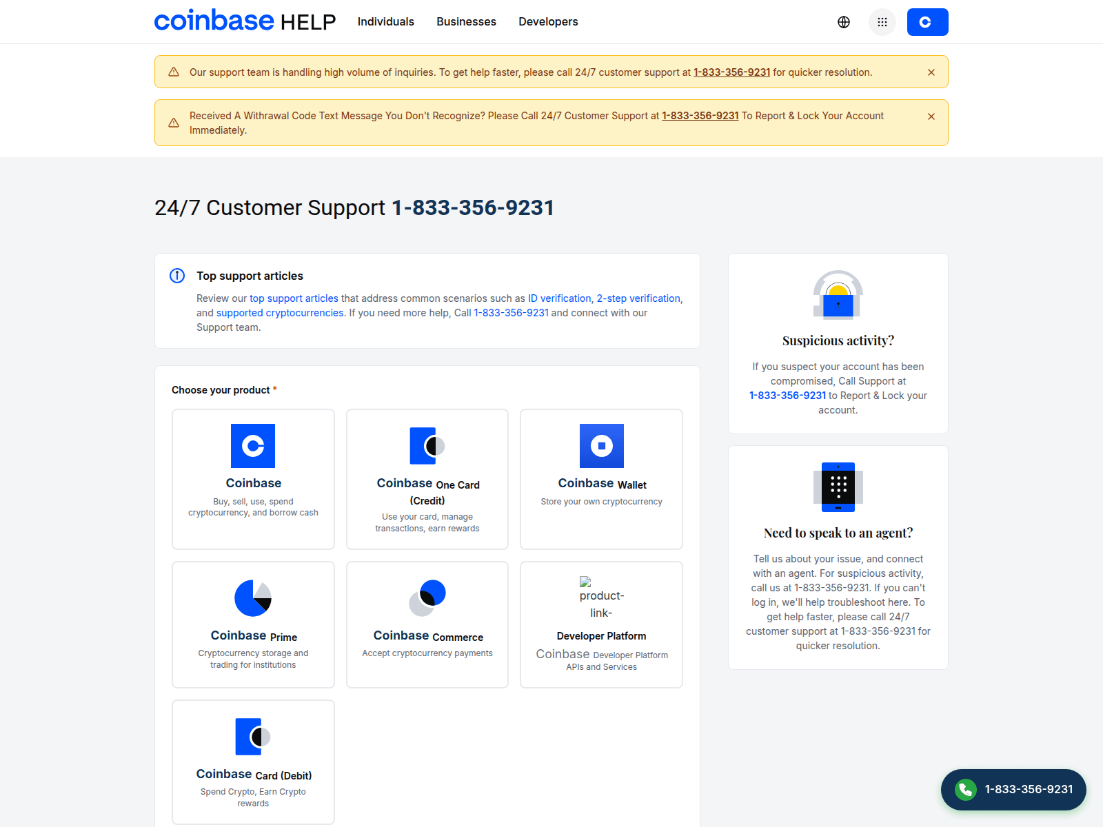 Screenshot of cbase-help.xyz