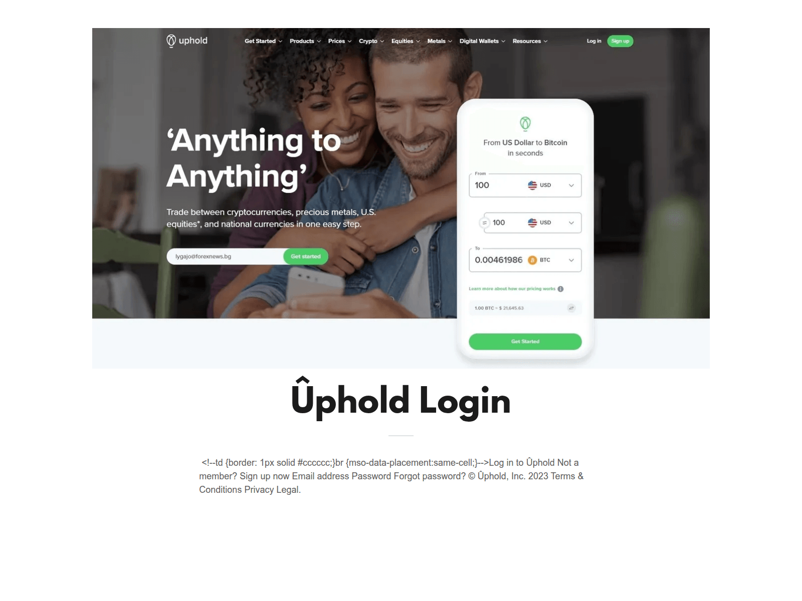 Screenshot of uphboldlgg1in.godaddysites.com
