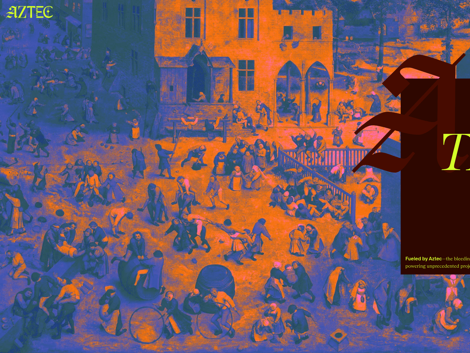 Screenshot of aztec-voting.com