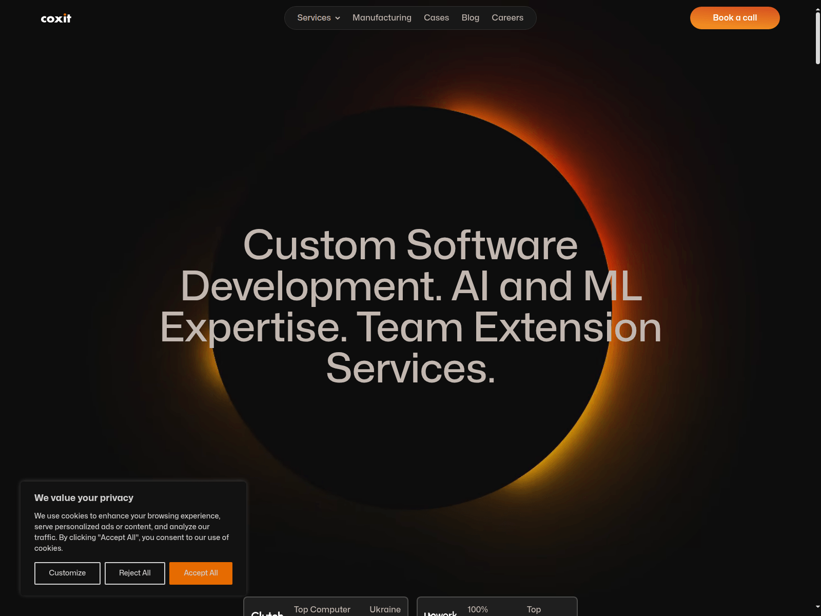 Screenshot of coxitdev.com