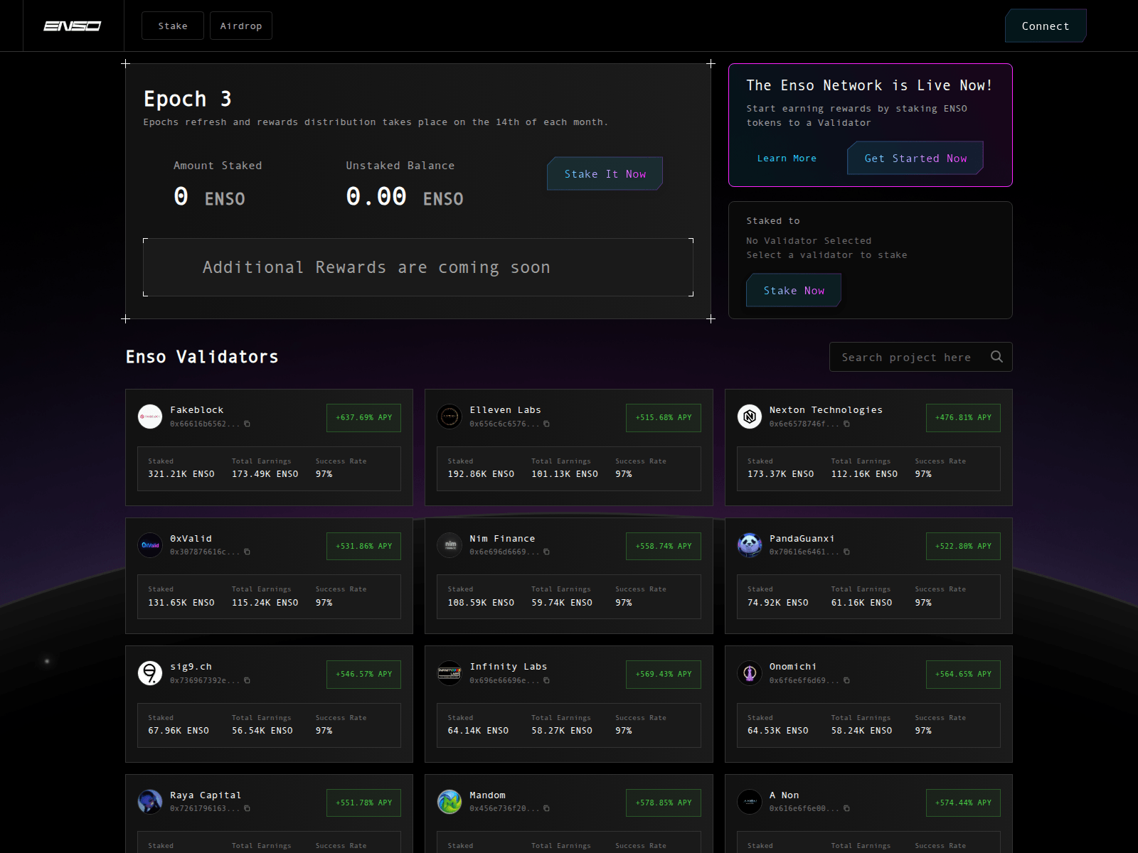 Screenshot of claim-enso.shop